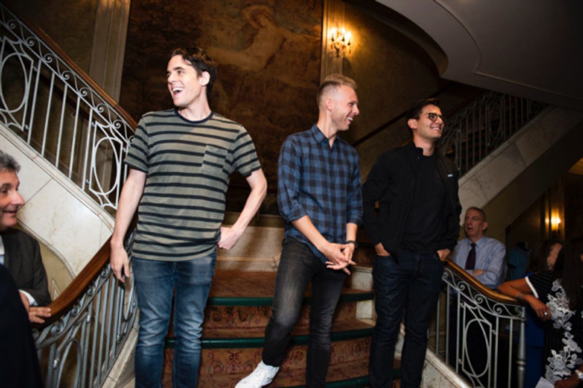 Steven Levenson, Justin Paul, Benj Pasek at 