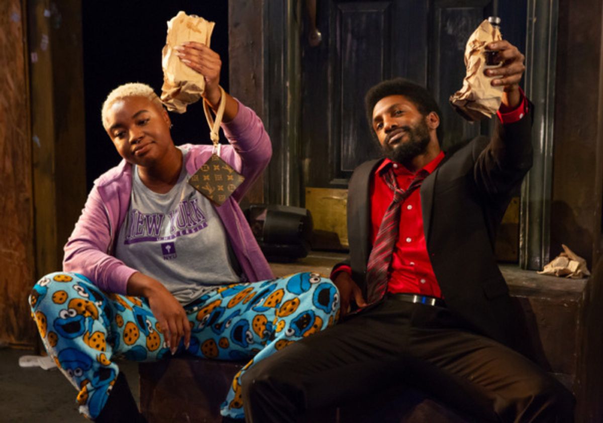 Tanyamaria and Roland Lane in SCRAPS. Photo by Hunter Canning. at 