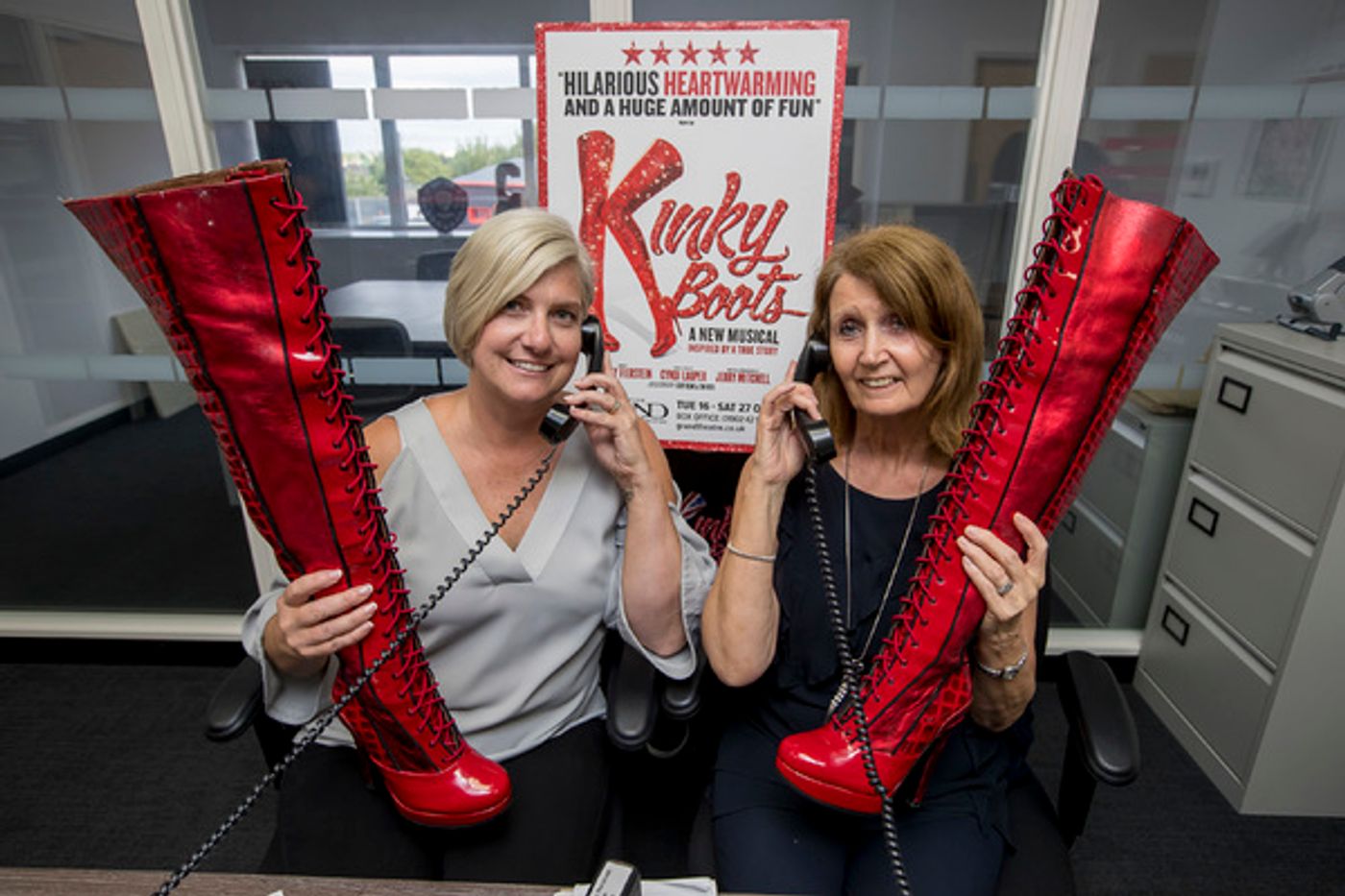 Photo Flash: The Famous KINKY BOOTS Themselves Strut Into Wolverhampton Ahead of October Opening  Image