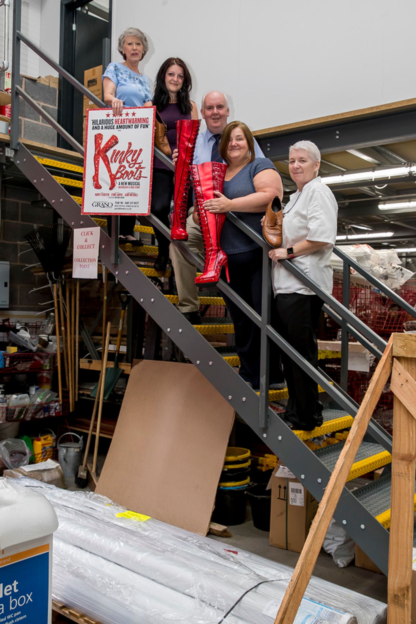 Photo Flash: The Famous KINKY BOOTS Themselves Strut Into Wolverhampton Ahead of October Opening  Image