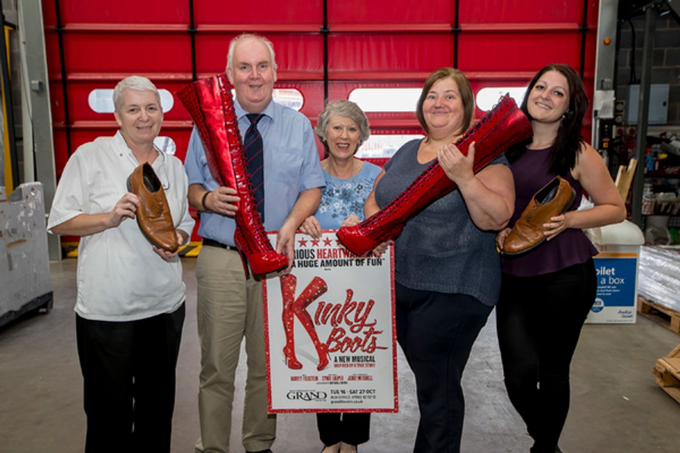 Photo Flash: The Famous KINKY BOOTS Themselves Strut Into Wolverhampton Ahead of October Opening  Image