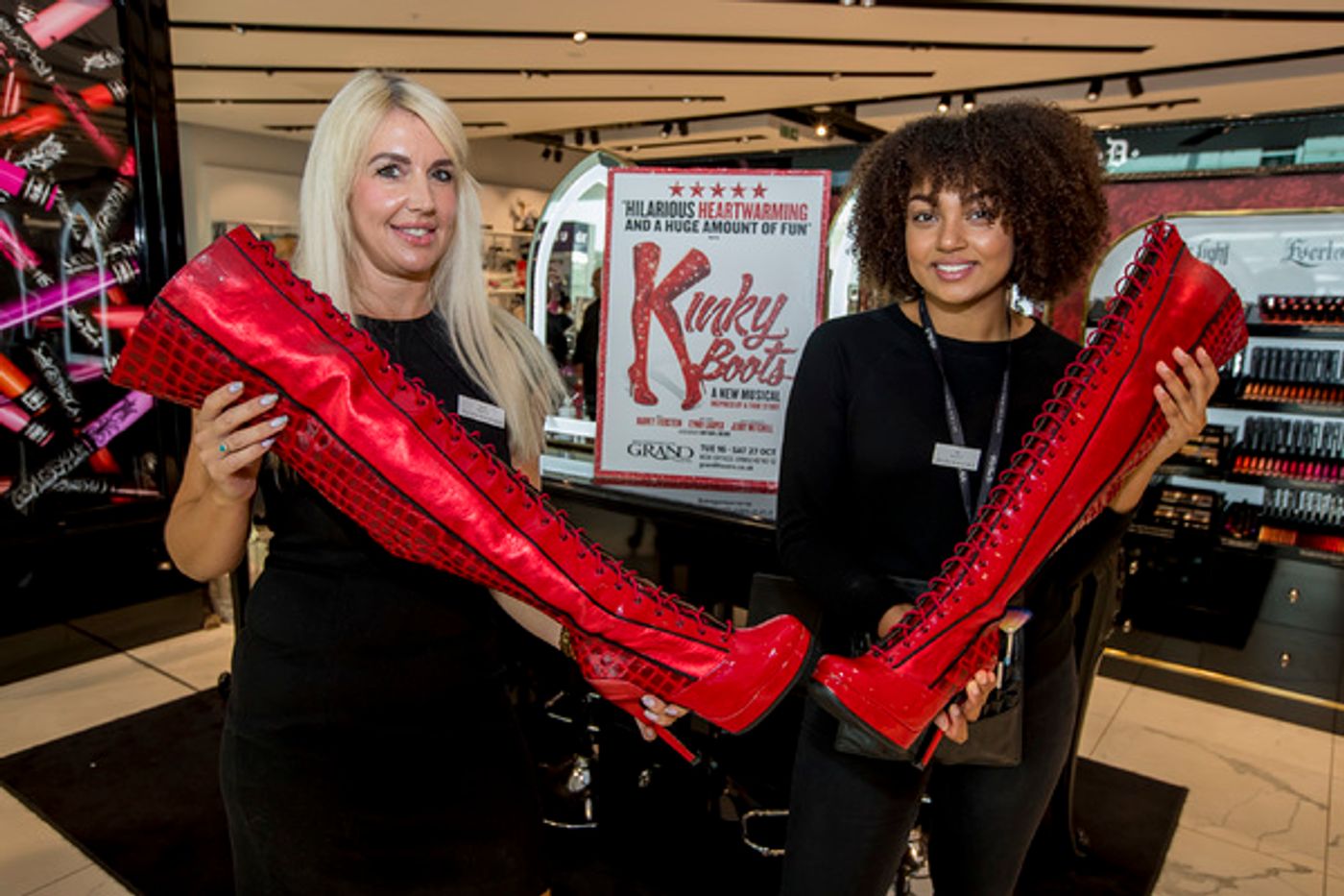 Photo Flash: The Famous KINKY BOOTS Themselves Strut Into Wolverhampton Ahead of October Opening  Image