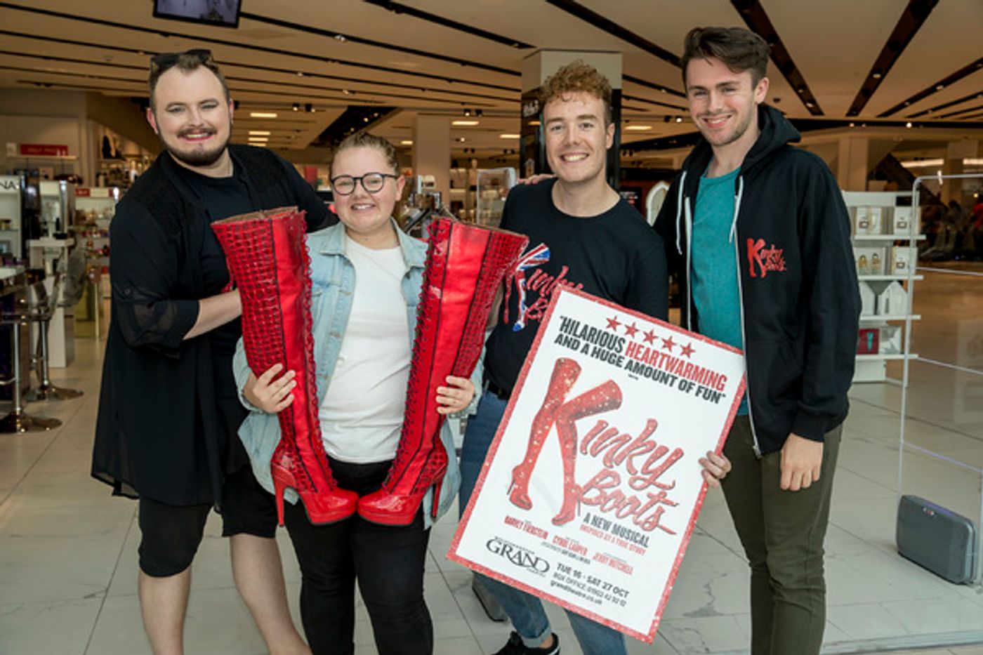 Photo Flash: The Famous KINKY BOOTS Themselves Strut Into Wolverhampton Ahead of October Opening  Image