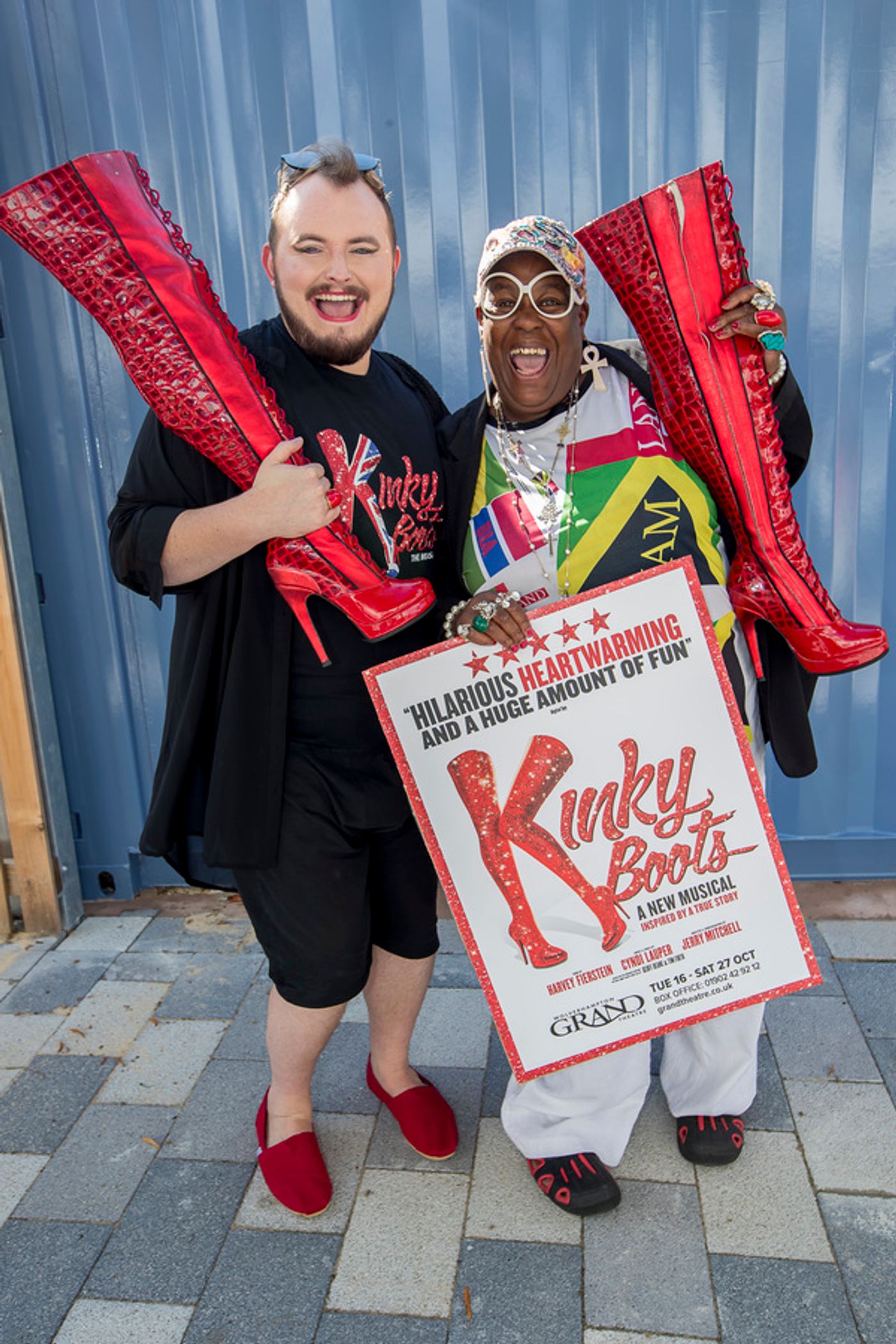 Photo Flash: The Famous KINKY BOOTS Themselves Strut Into Wolverhampton Ahead of October Opening  Image