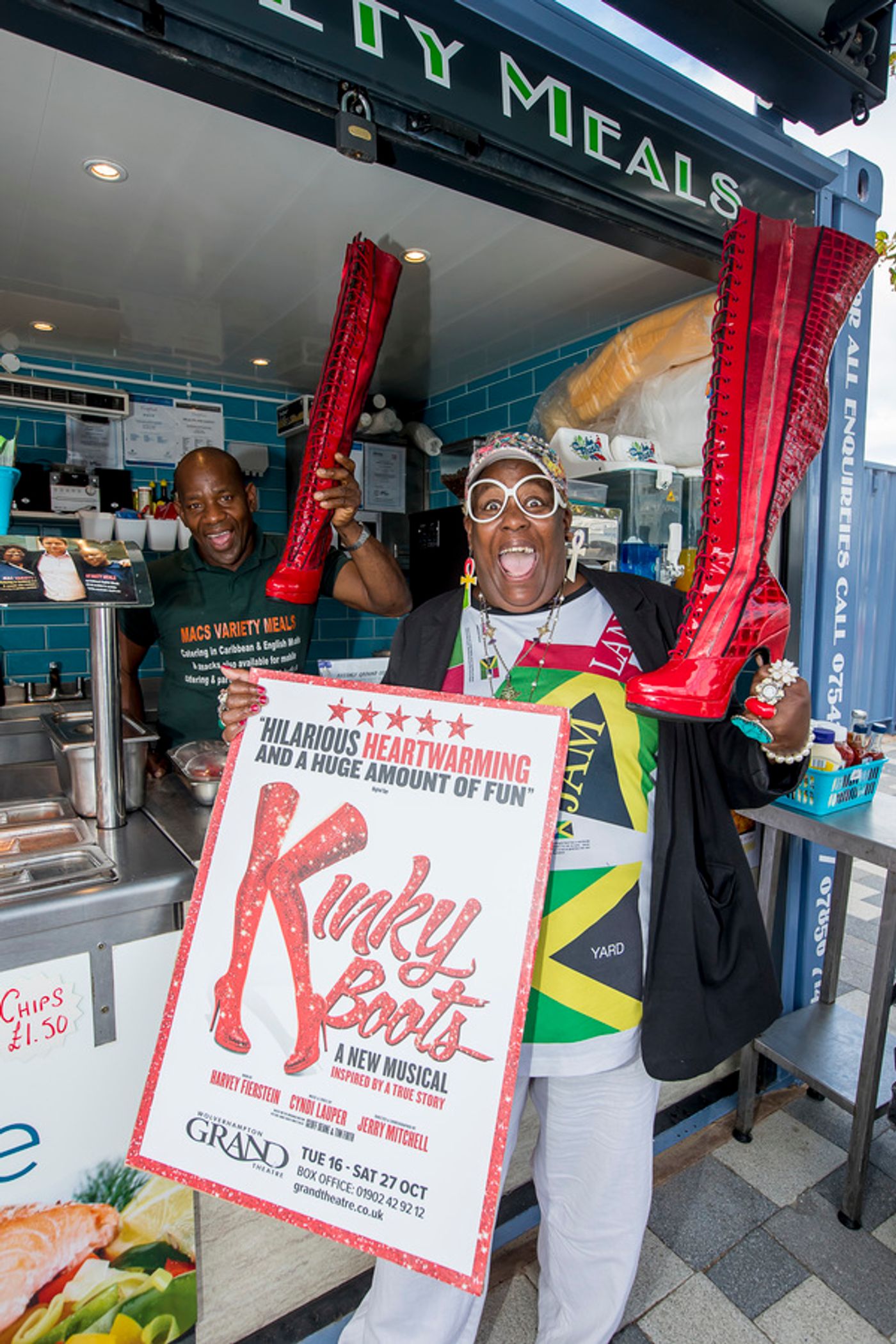 Photo Flash: The Famous KINKY BOOTS Themselves Strut Into Wolverhampton Ahead of October Opening  Image