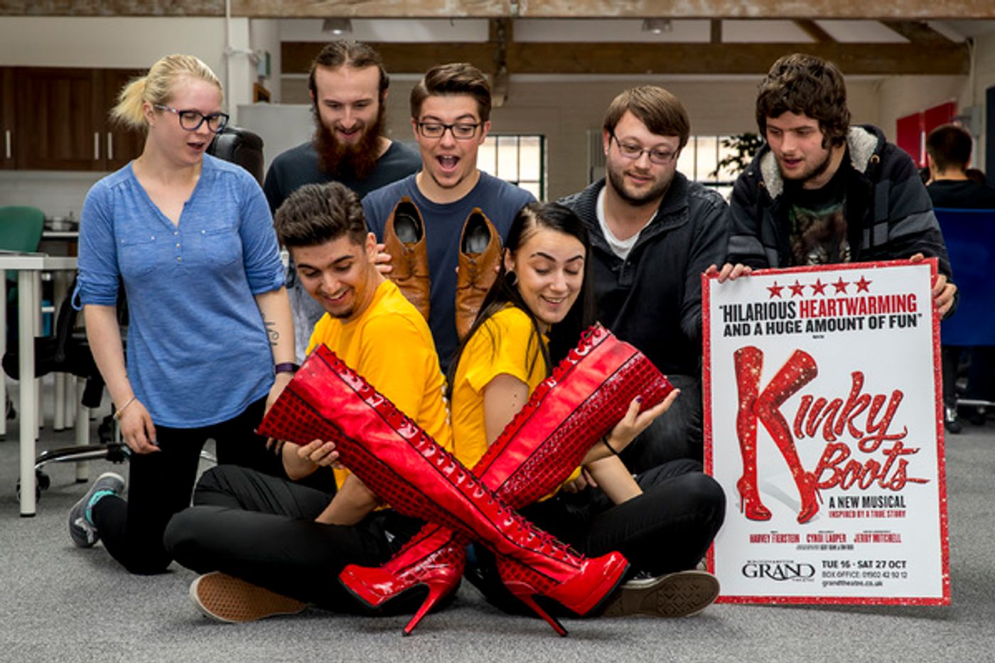 Photo Flash: The Famous KINKY BOOTS Themselves Strut Into Wolverhampton Ahead of October Opening  Image