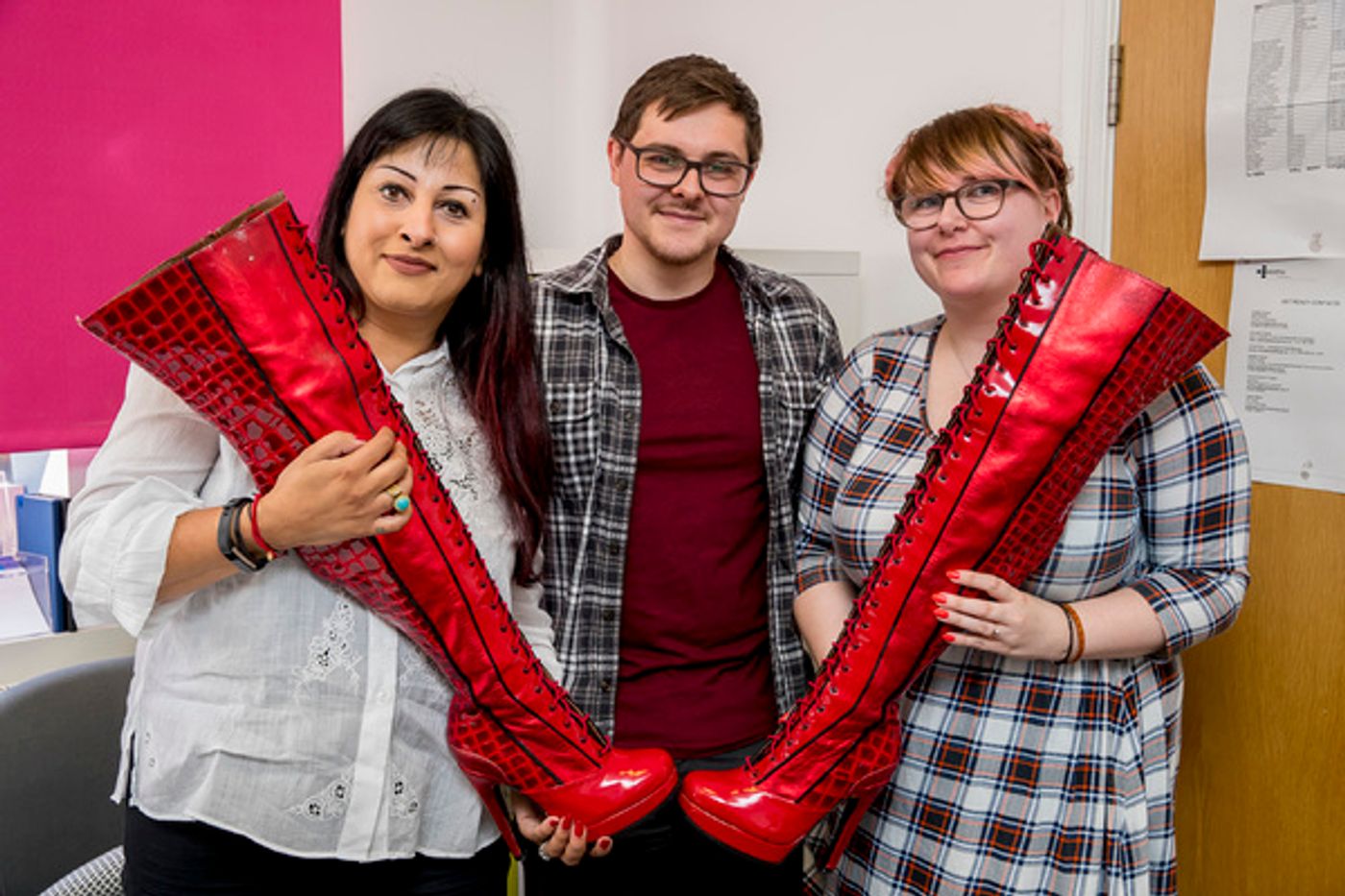 Photo Flash: The Famous KINKY BOOTS Themselves Strut Into Wolverhampton Ahead of October Opening  Image