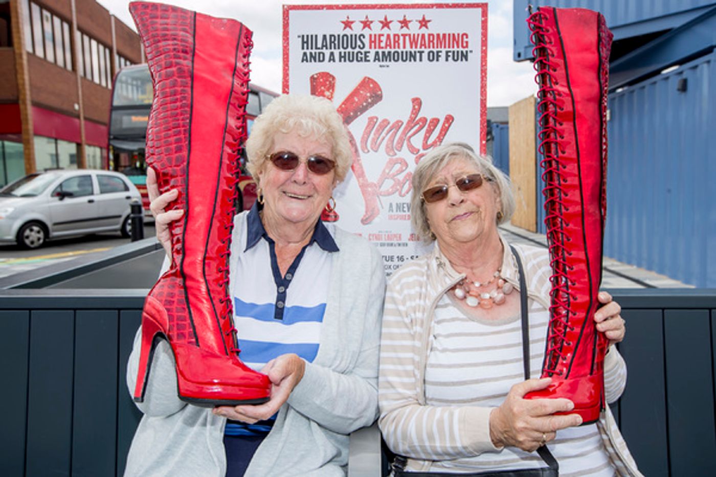 Photo Flash: The Famous KINKY BOOTS Themselves Strut Into Wolverhampton Ahead of October Opening  Image