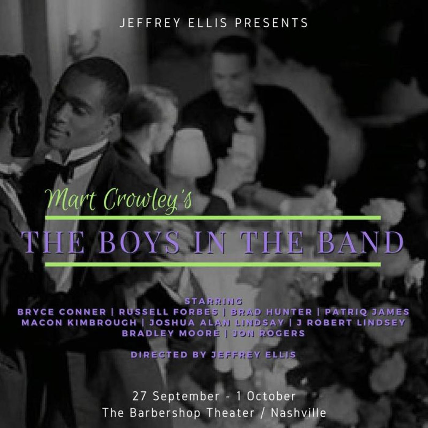 THE BOYS IN THE BAND Set for 6 Performance Run at Barbershop Theatre 9/27-10/1  Image