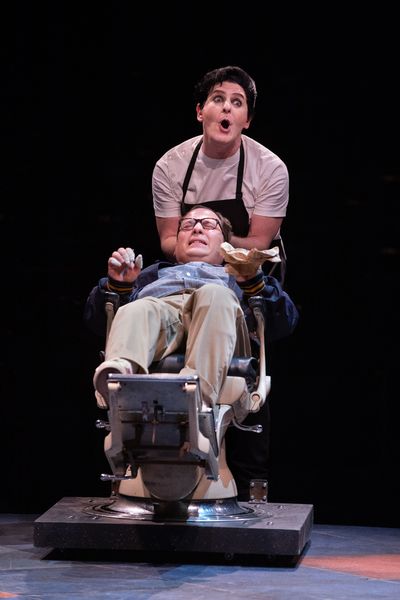 Jamison Stern as Orin and Jared Gertner as Seymour Photo