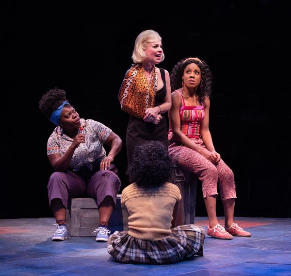 Zonya Love as Crystal, Sarah Litzsinger as Audrey, Destinee Rea as Chiffon and Zuri W Photo