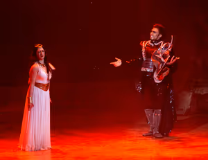 Natalia Bedoya (Aluna) and Carlos David Salazar (EGOS)  Photo