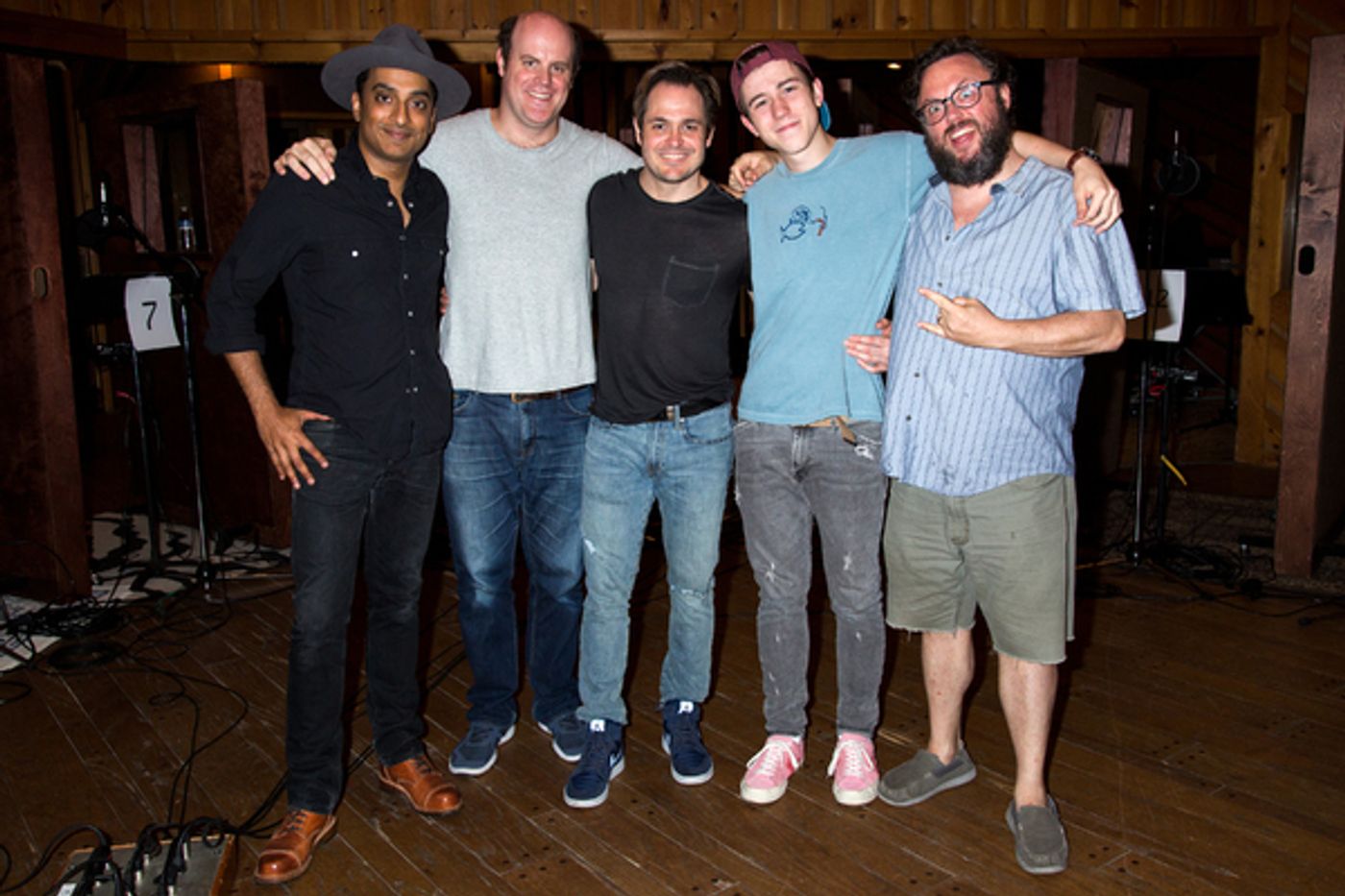 Photo Coverage: GETTIN' THE BAND BACK TOGETHER Hits the Recording Studio!  Image