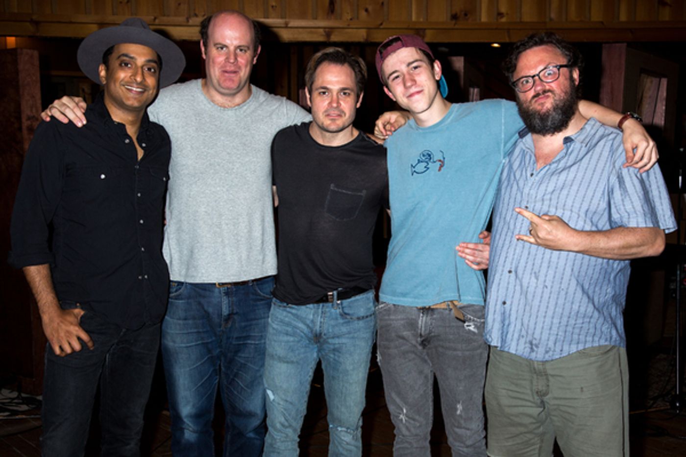 Photo Coverage: GETTIN' THE BAND BACK TOGETHER Hits the Recording Studio!  Image