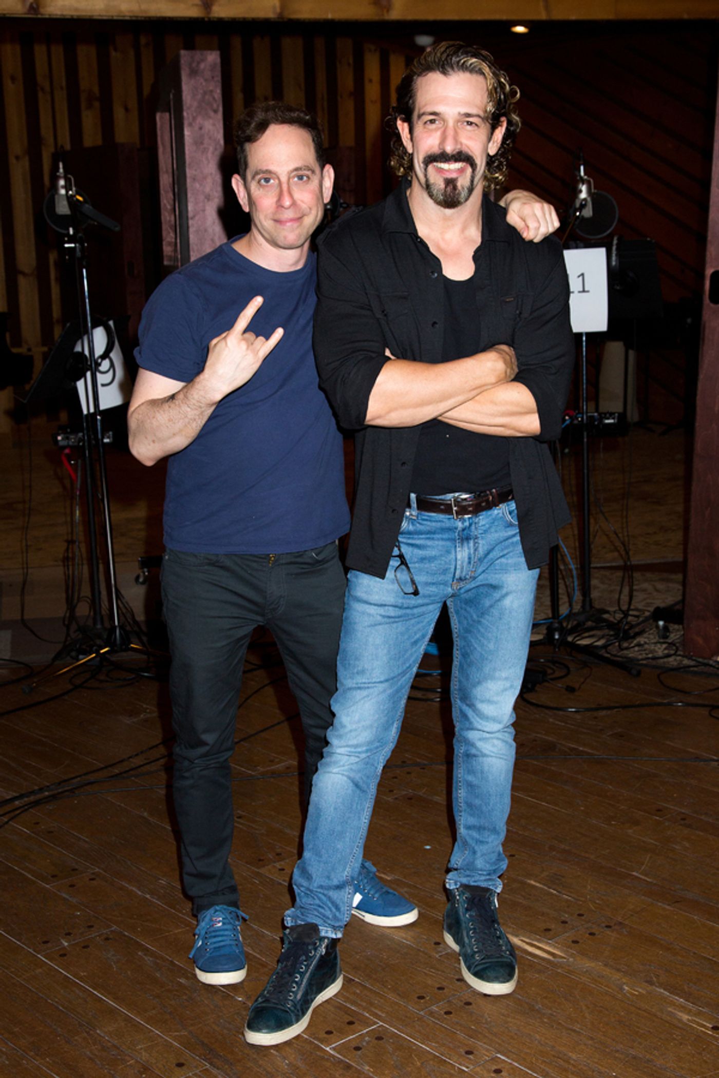 Photo Coverage: GETTIN' THE BAND BACK TOGETHER Hits the Recording Studio!  Image