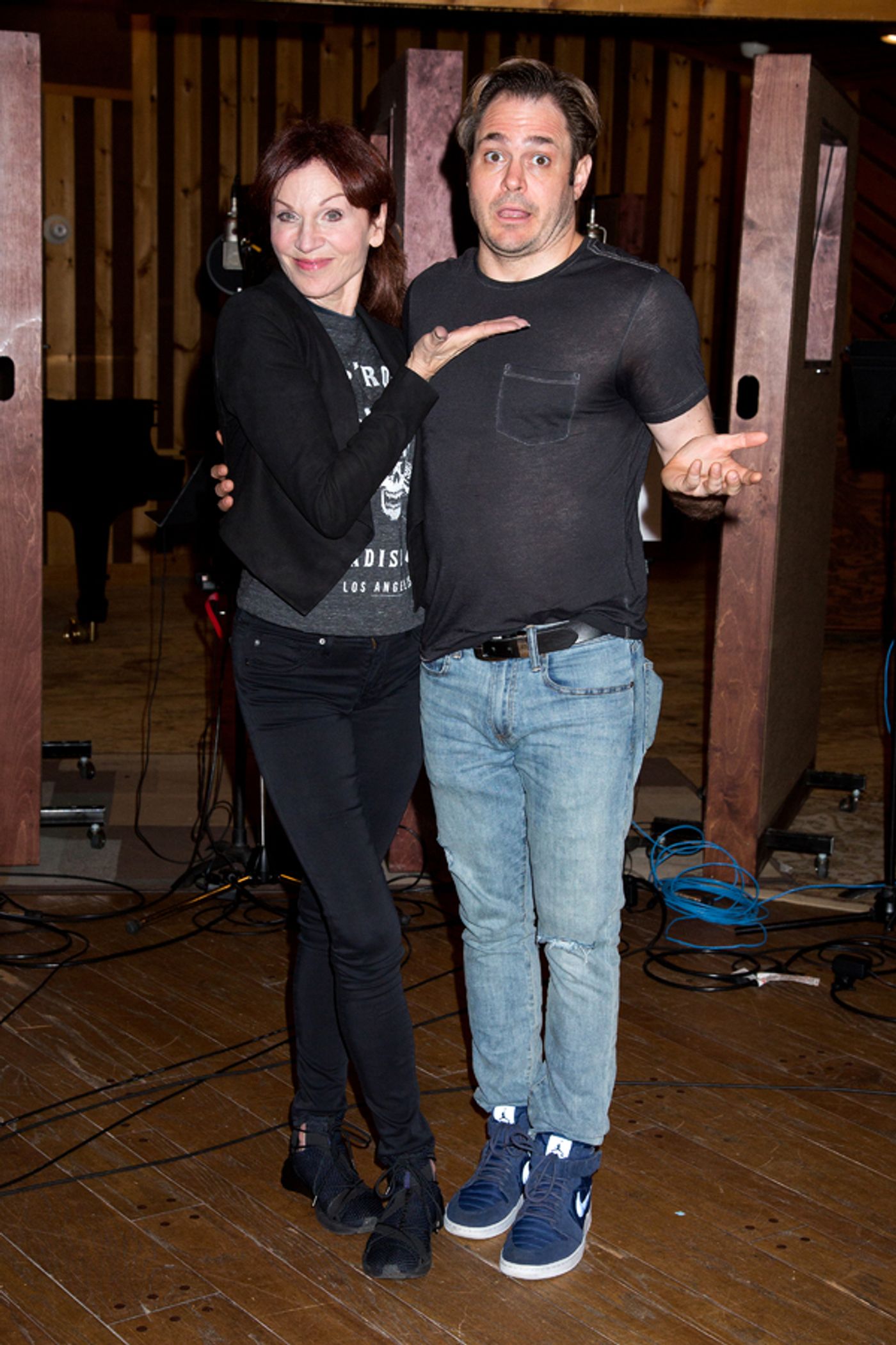 Photo Coverage: GETTIN' THE BAND BACK TOGETHER Hits the Recording Studio!  Image