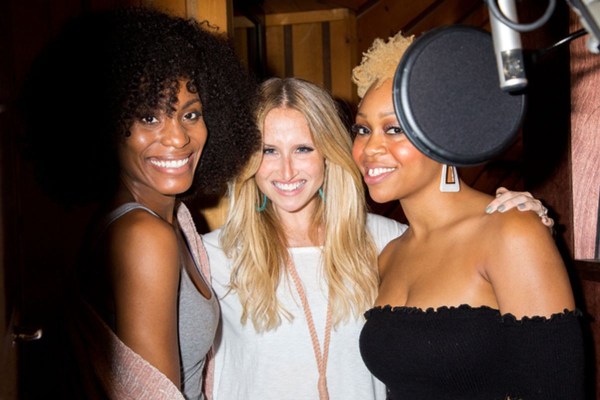 Jasmin Richardson, Becca Kotte, Tamika Lawrence at 