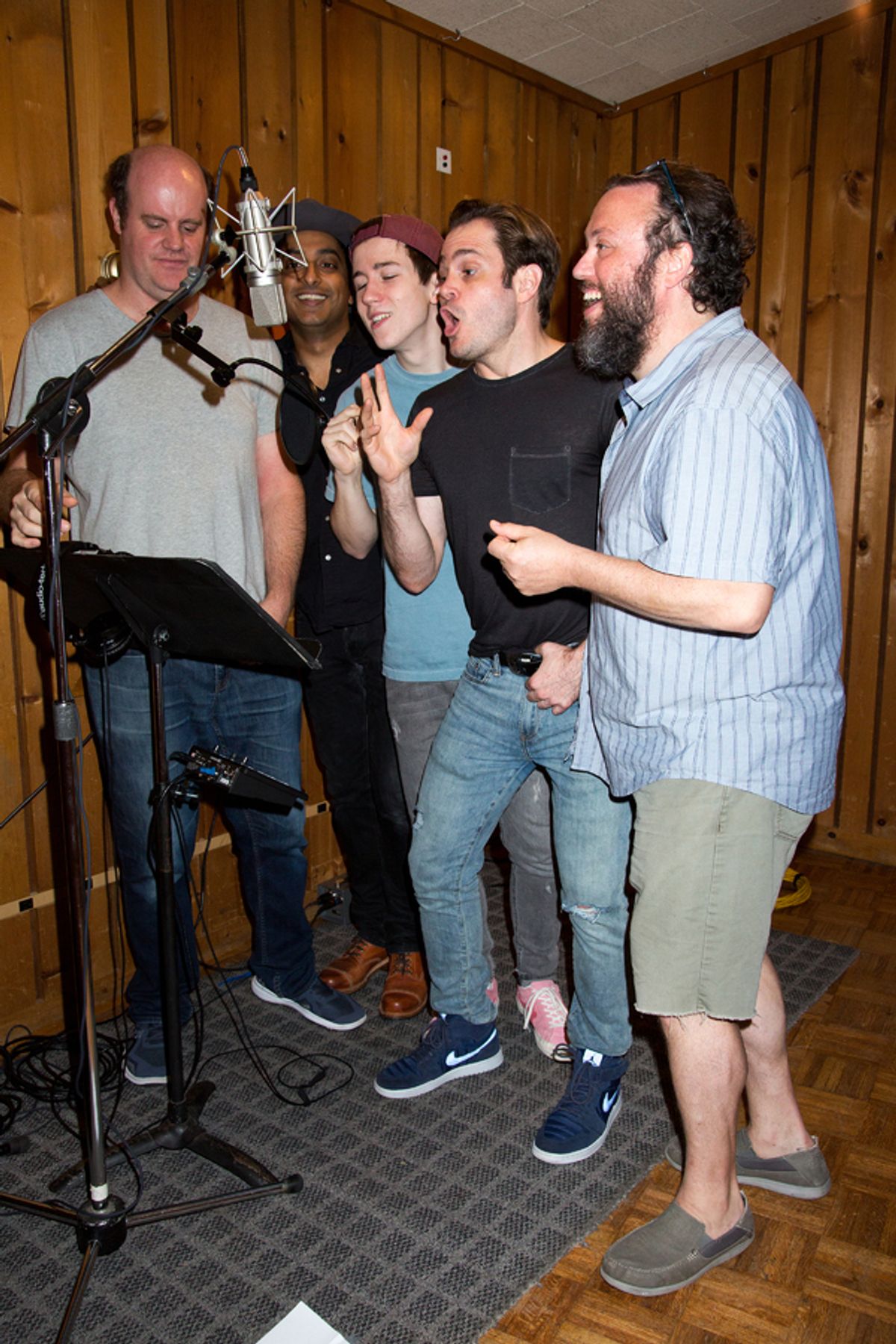 Paul Whitty, Manu Narayan, Sawyer Nunes, Mitchell Jarvis, Jay Klaitz at 