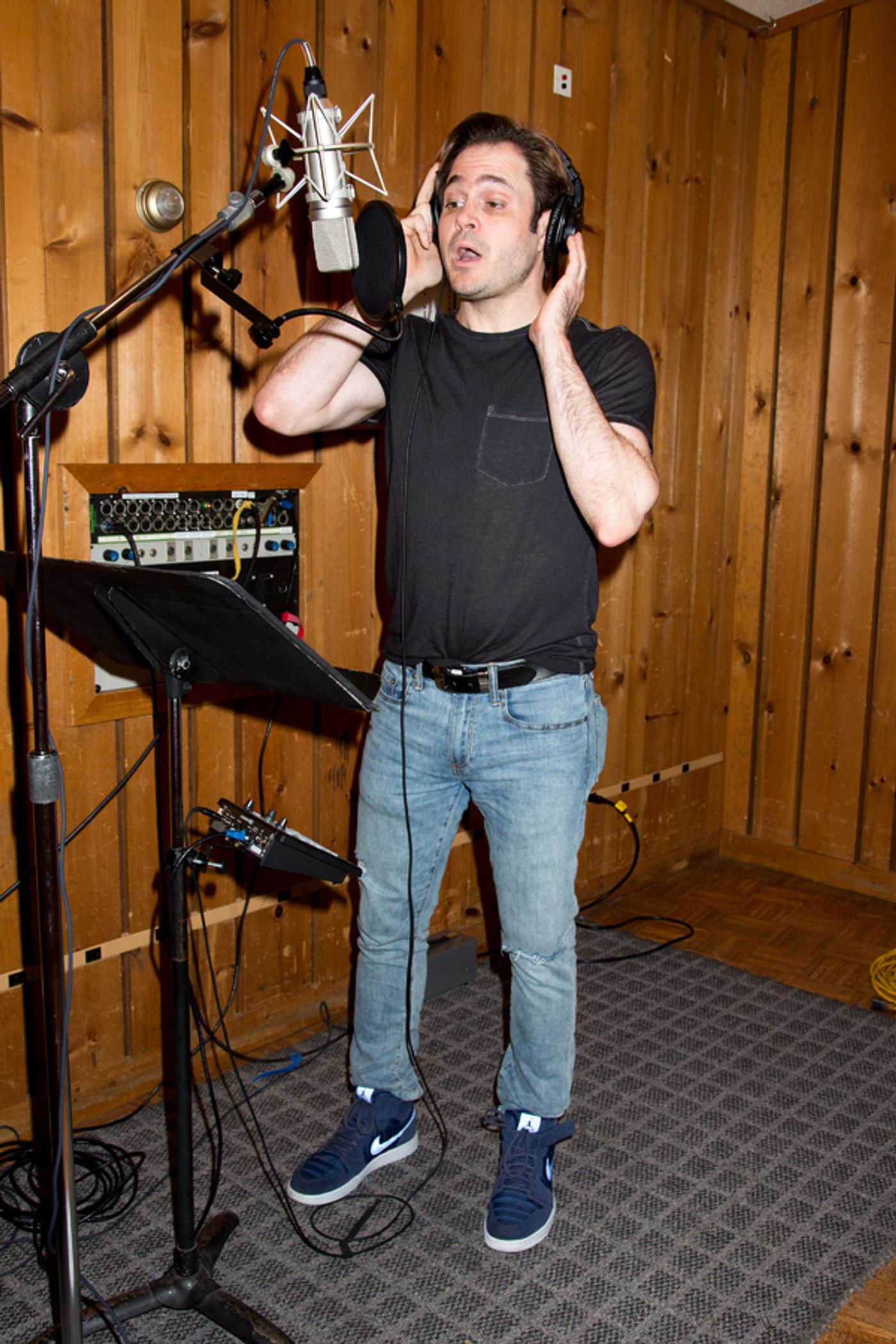 Photo Coverage: GETTIN' THE BAND BACK TOGETHER Hits the Recording Studio!  Image