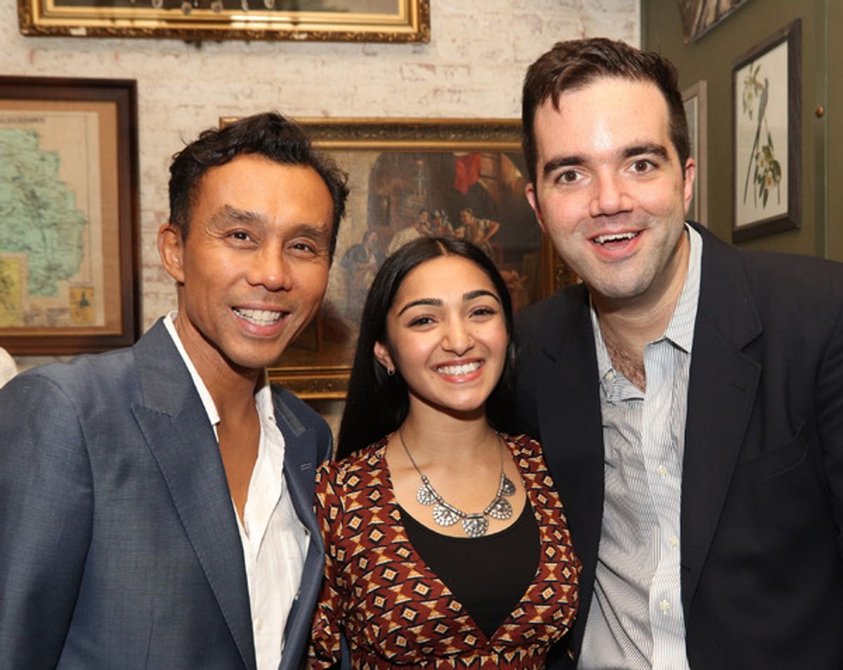 Ron Domingo, Aneesha Kudtarkar and Stephen Brown-Fried at 