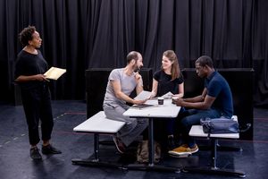 Doreen Blackstock, Adam Burton, Lindsay Fraser, Abdul Salis Photo