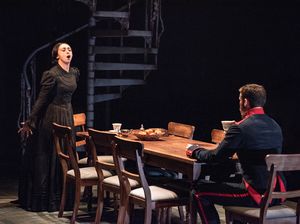 Natascia Diaz (Fosca) and Claybourne Elder (Giorgio) in Passion @ BroadwayWorld Natascia Diaz (Fosca) and Claybourne Elder (Giorgio) in Passion Photo