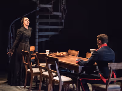 Natascia Diaz (Fosca) and Claybourne Elder (Giorgio) in Passion Photo