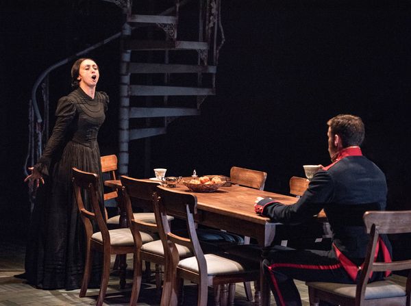 Natascia Diaz (Fosca) and Claybourne Elder (Giorgio) in Passion Photo