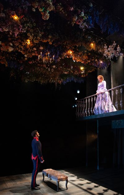 Claybourne Elder (Giorgio) and Steffanie Leigh (Clara) in Passion Photo