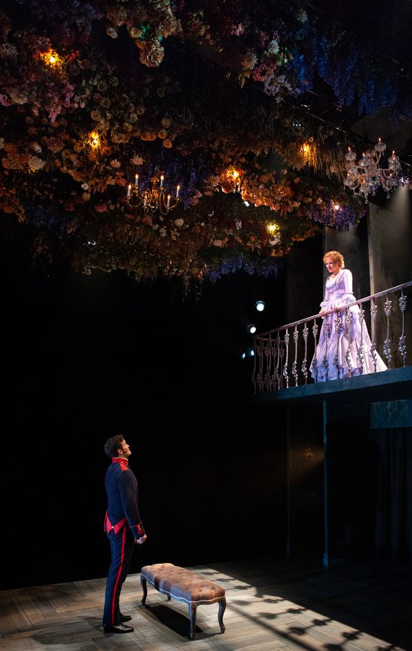 Claybourne Elder (Giorgio) and Steffanie Leigh (Clara) in Passion Photo