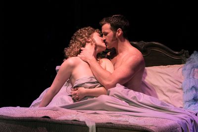 Steffanie Leigh (Clara) and Claybourne Elder (Giorgio) in Passion Photo
