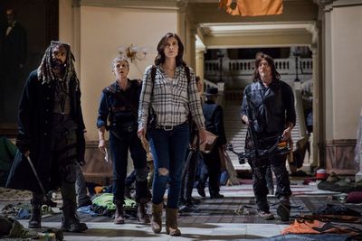 Khary Payton, Melissa McBride, Lauren Cohan, Norman Reedus  Photo
