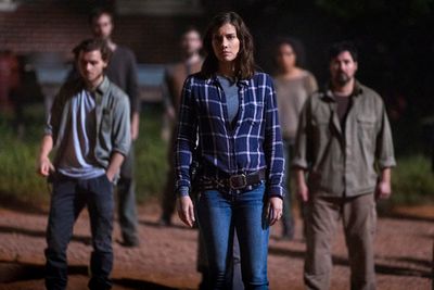Callan McAuliffe and Lauren Cohan Photo