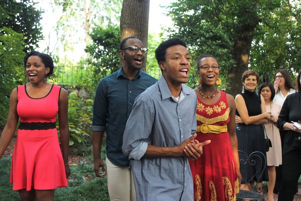 Jimmica Collins, Jared Brodie, David Wells (front), and Taryn Janelle Carmona perform Photo