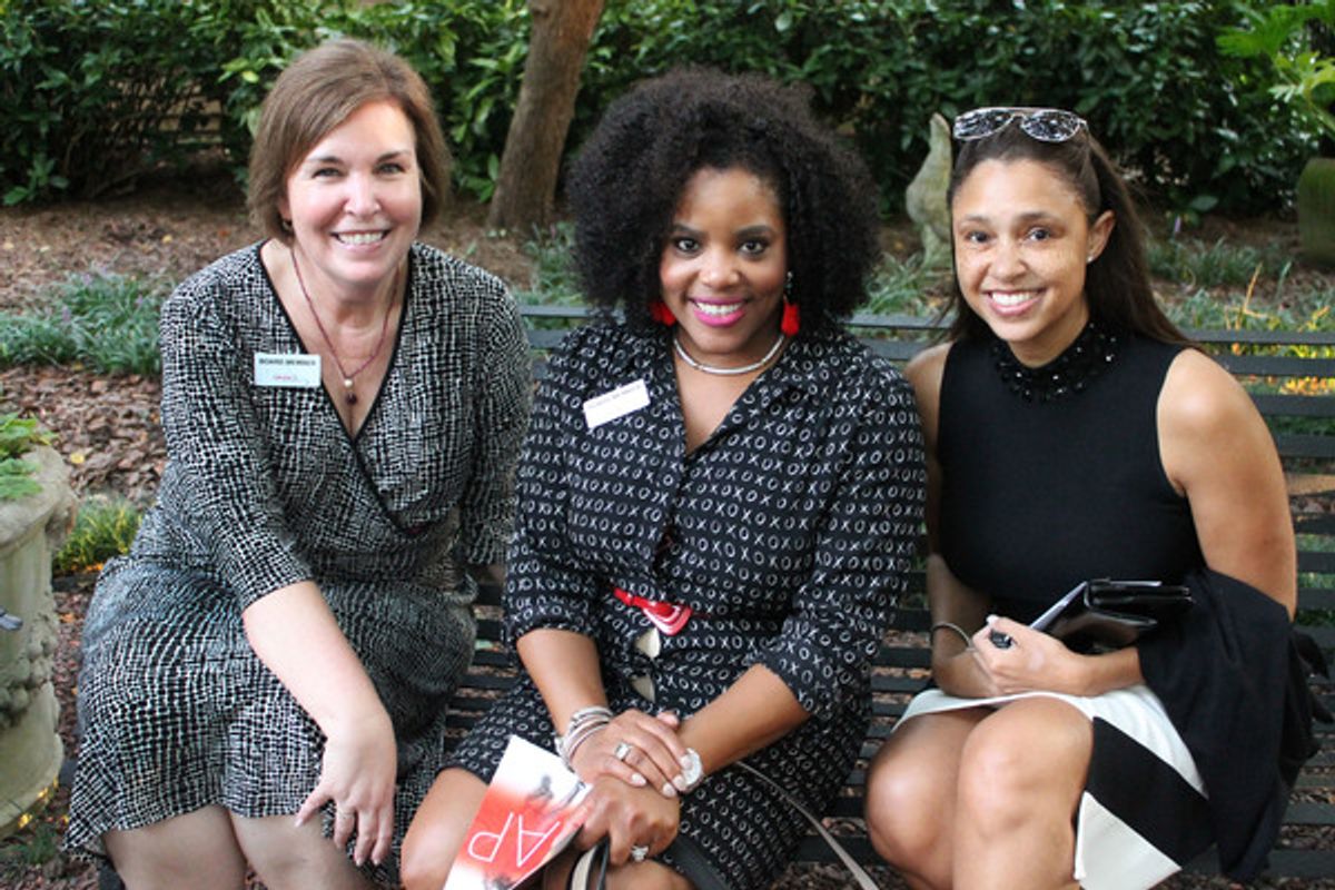 Kristie Madara, Reina Short, and Luchia Ash at Inside Synchronicity Theatre's 18-19 Season Kick-Off Party