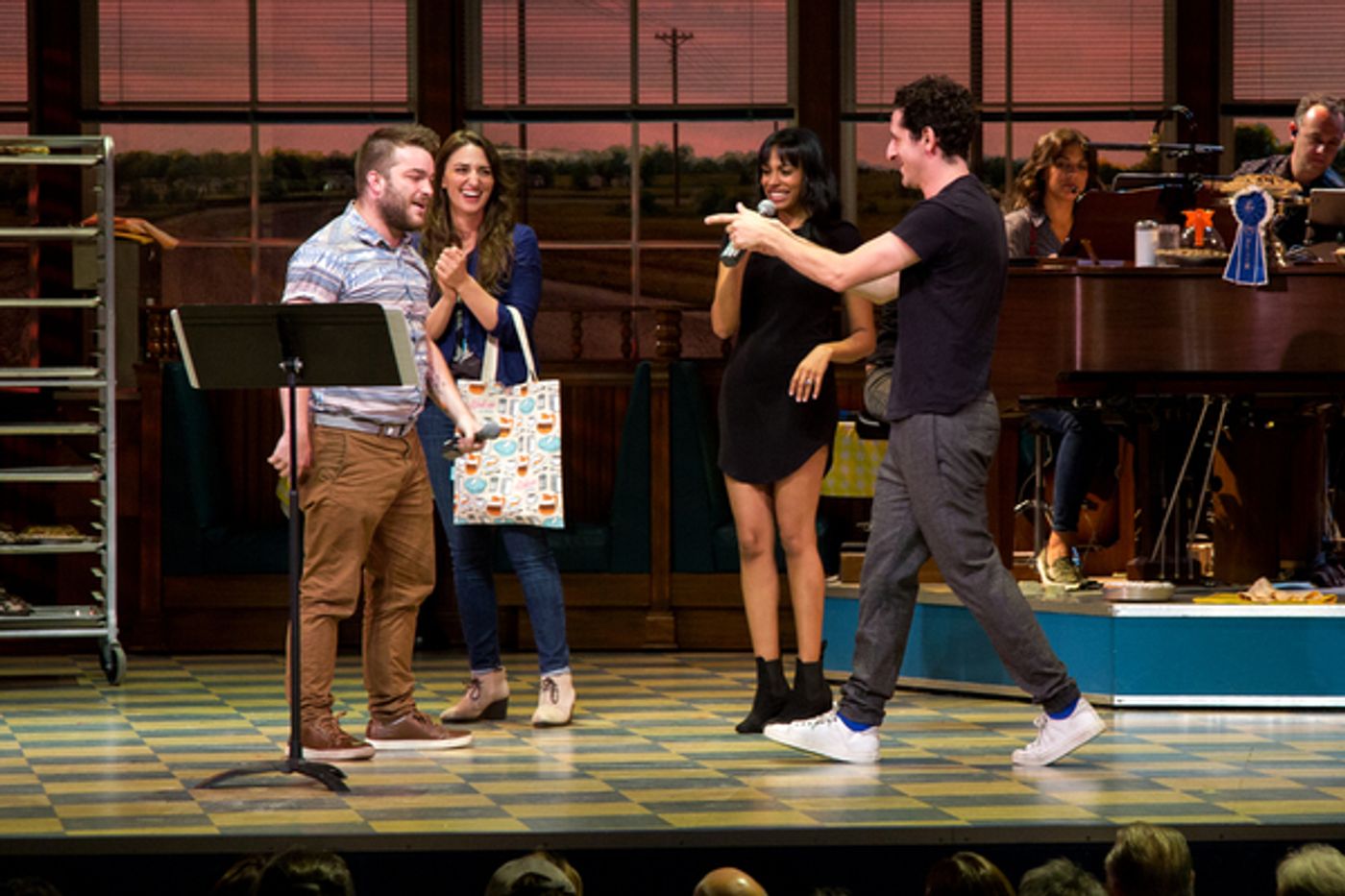 Photo Coverage: Sara Bareilles and Nicolette Robinson Host WAITRESS Cast Album Karaoke  Image