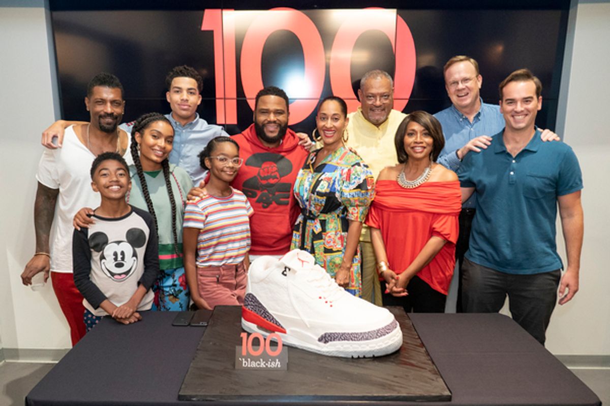 DEON COLE, MILES BROWN, YARA SHAHIDI, MARCUS SCRIBNER, MARSAI MARTIN, ANTHONY ANDERSON, TRACEE ELLIS ROSS, LAURENCE FISHBURNE, JENIFER LEWIS, PETER MACKENZIE, JEFF MEACHAM at 
