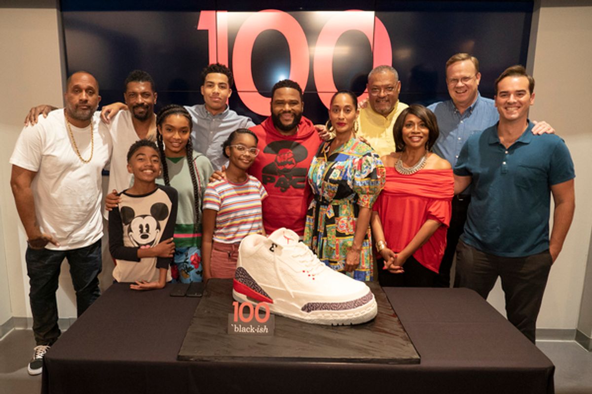 KENYA BARRIS (EXECUTIVE PRODUCER), DEON COLE, MILES BROWN, YARA SHAHIDI, MARCUS SCRIBNER, MARSAI MARTIN, ANTHONY ANDERSON, TRACEE ELLIS ROSS, LAURENCE FISHBURNE, JENIFER LEWIS, PETER MACKENZIE, JEFF MEACHAM at 