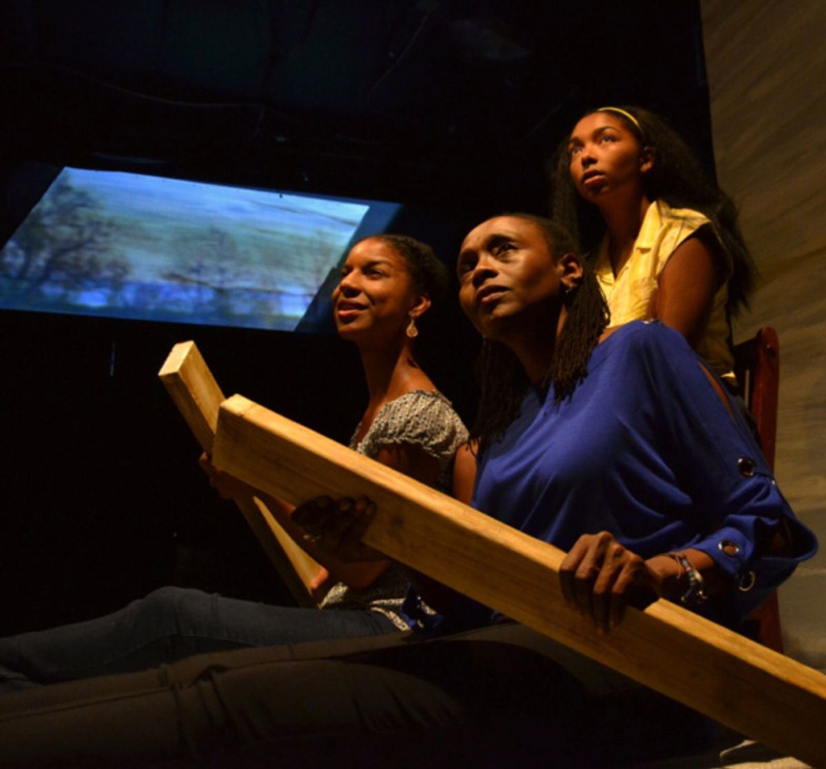 Donna Simone Johnson, Inger Tudor and Kita Grayson at 