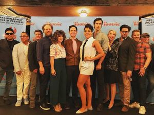 David Yazbek, Robert Horn, Michael McGrath, Grotelueschen, Sarah Stiles, Santino Fontana, Lilli Cooper, John Behlman, Julia Halston, Reg Rogers, Denis Jones, Scott Ellis @ BroadwayWorld David Yazbek, Robert Horn, Michael McGrath, Grotelueschen, Sarah Stiles, Santino Font Photo