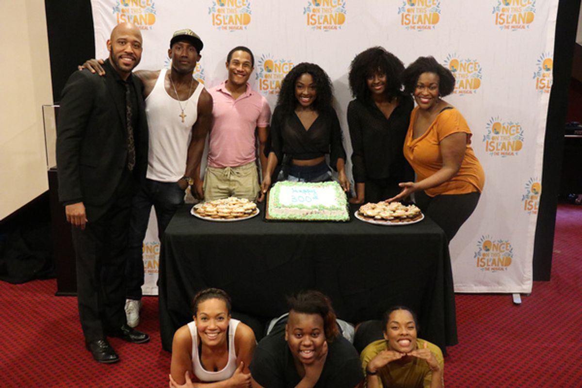 Top row Boise Philips, Quentin Earl Darrington, Daniel Yearwood, Loren Lott, Courtnee Carter, and Cicily Daniels. Cassondra James, Alex Newell, Anna Uzele  at 