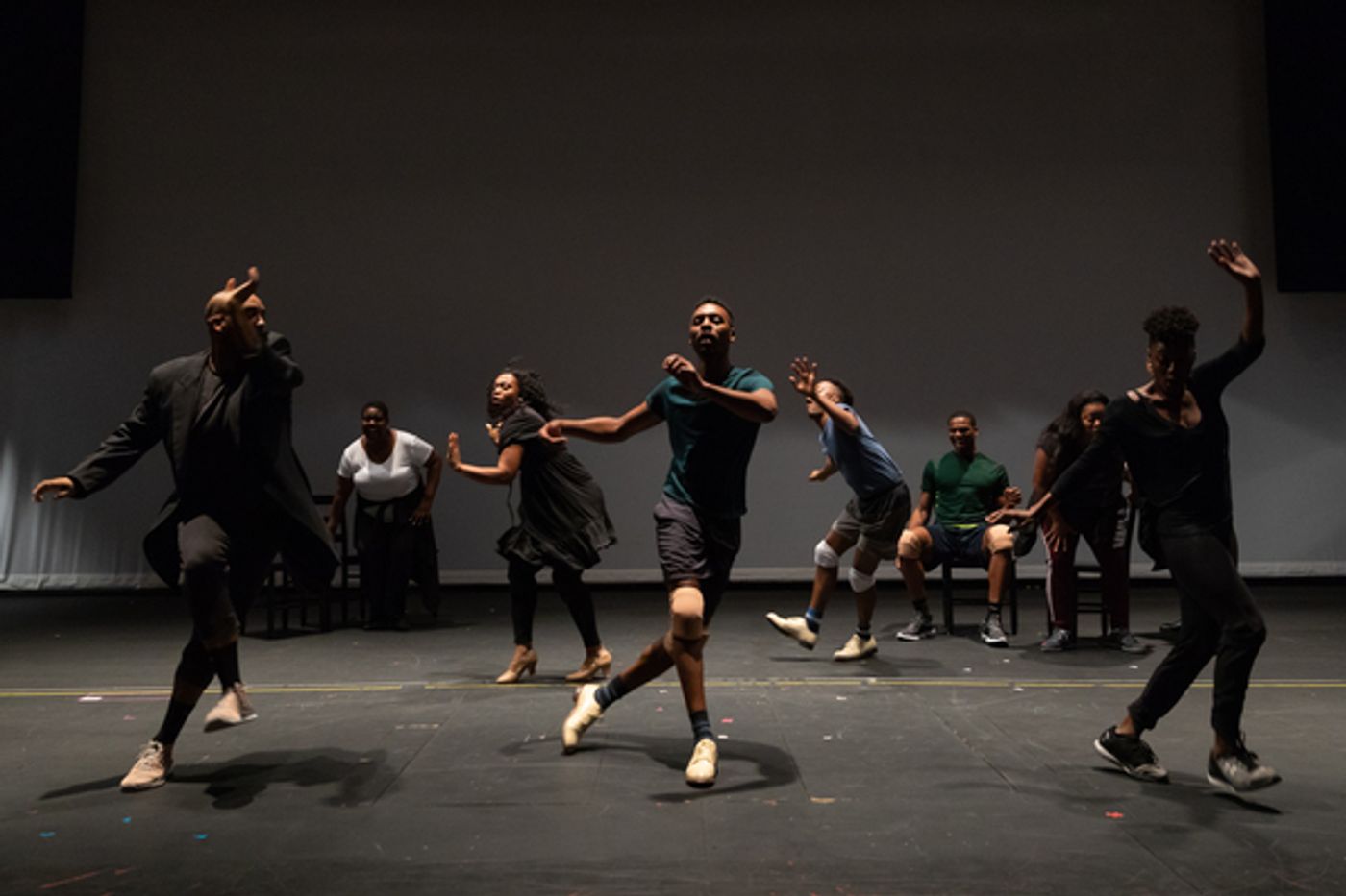 Photo Flash: In Rehearsal for THE BLACK CLOWN at Loeb Drama Center  Image