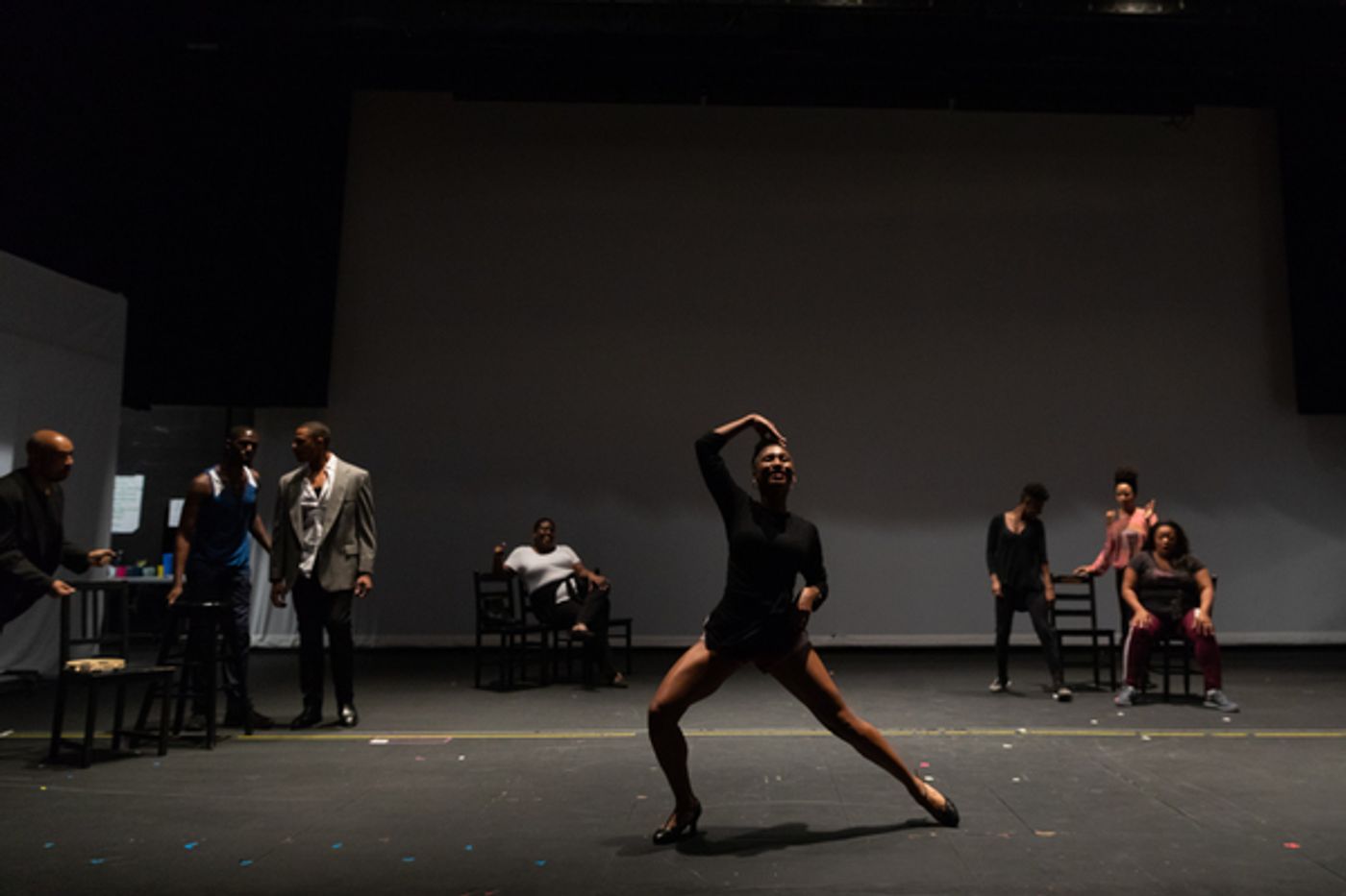 Photo Flash: In Rehearsal for THE BLACK CLOWN at Loeb Drama Center  Image