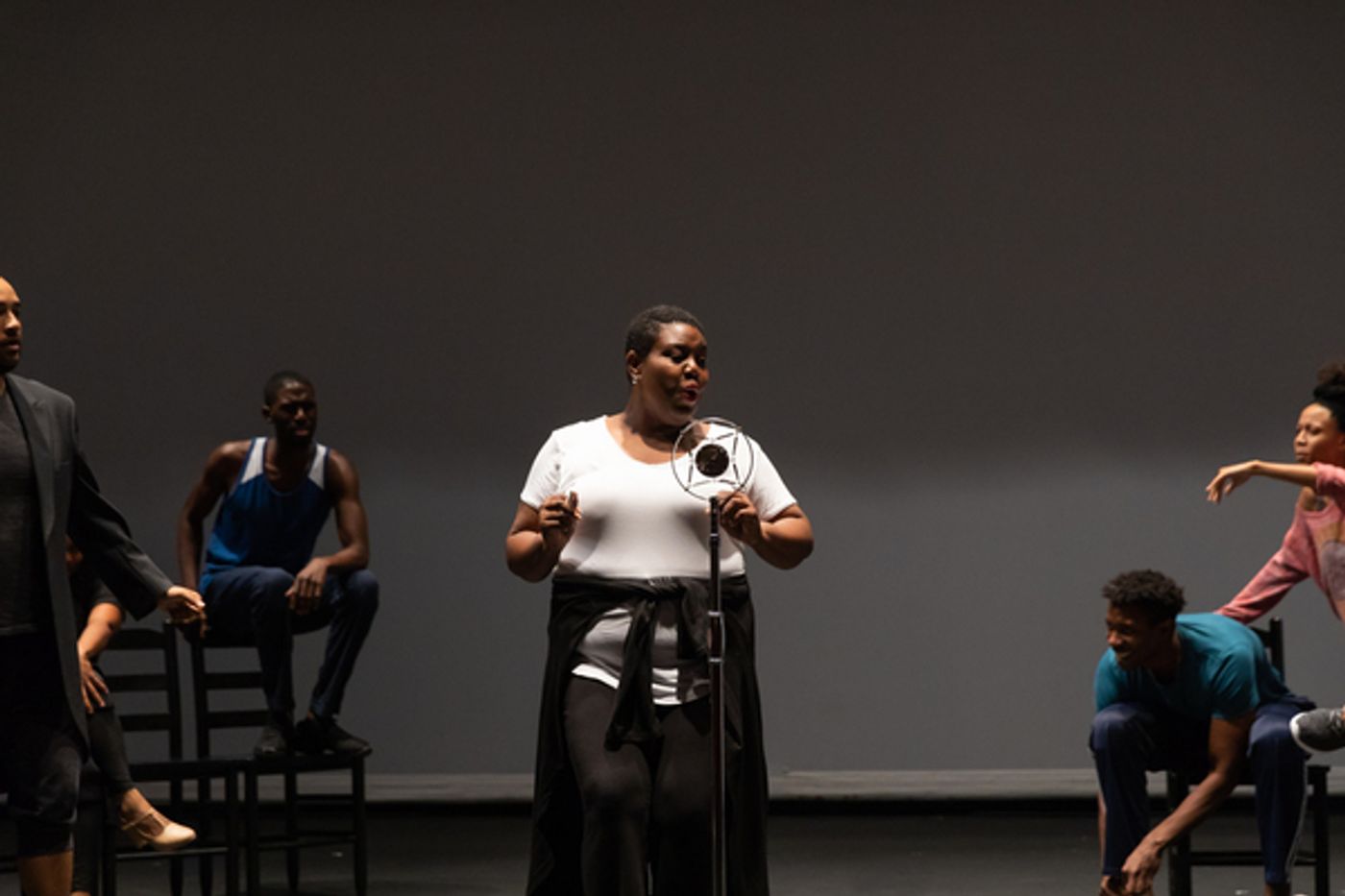 Photo Flash: In Rehearsal for THE BLACK CLOWN at Loeb Drama Center  Image