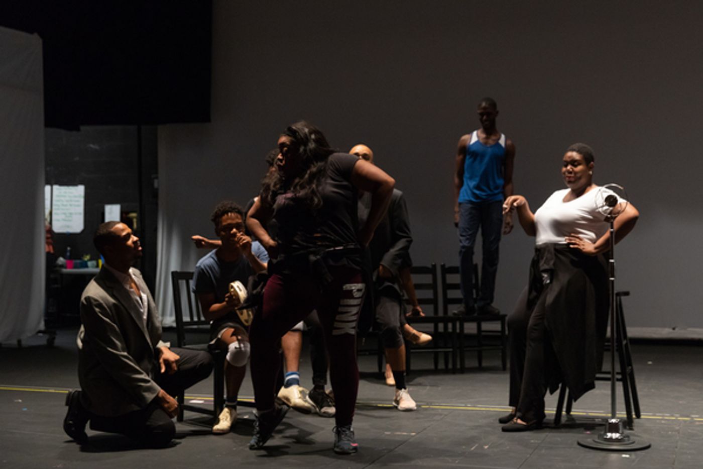 Photo Flash: In Rehearsal for THE BLACK CLOWN at Loeb Drama Center  Image