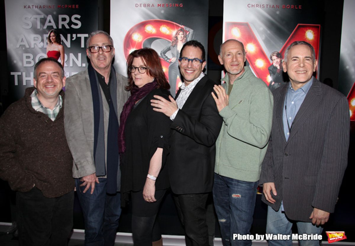 Marc Shaiman, Scott Wittman, Theresa Rebeck, Michael Mayer, Neil Meron & Craig Zadan.attending the after screening reception for the Broadway Community Screening of 'SMASH' at The Museum of Modern Art in New York City, 12/12/2011 at 