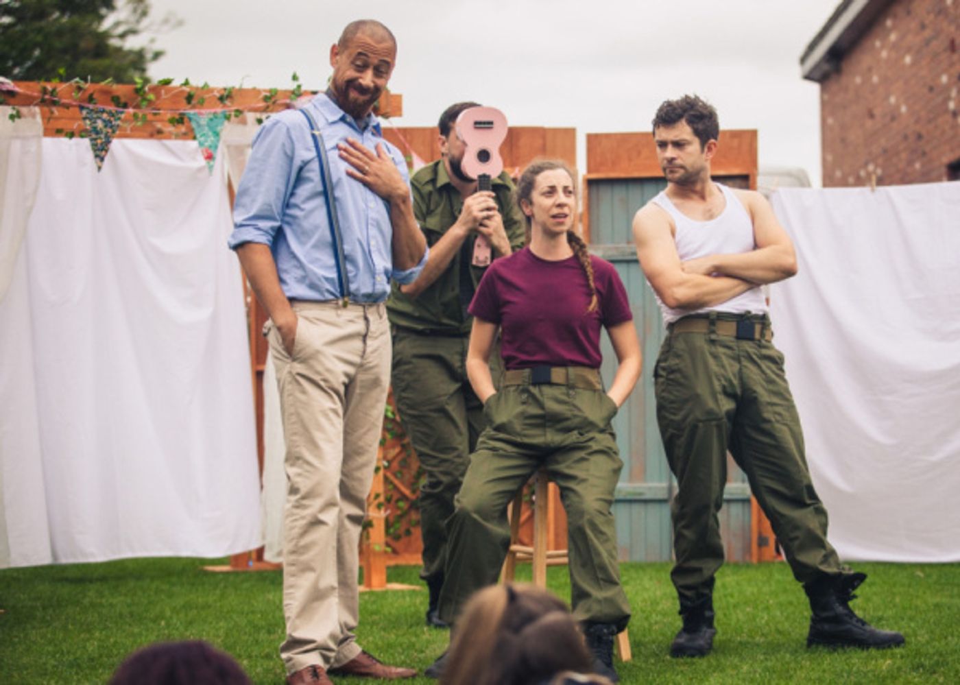 Photo Flash: Merely Theatre's MUCH ADO Continues Outdoors In Greenwich Photo Flash: Merely Theatre's MUCH ADO Continues Outdoors In Greenwich Image