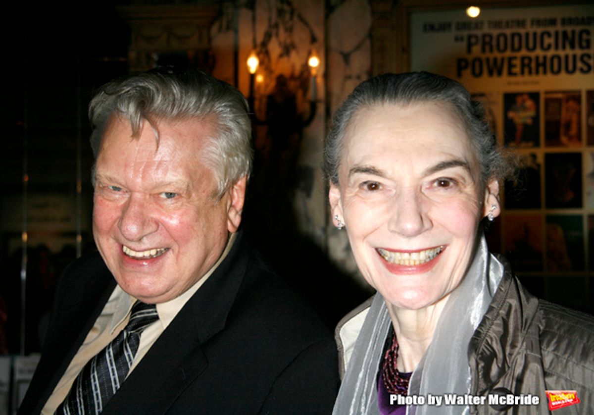 Brian Murray & Marian Seldes arriving for the Opening Night performance for the Roundabout Theatre Company's Production of THE RITZ at Studio 54 in New York City.
October 11, 2007 at 