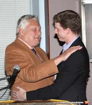 Stark Sands with Brian Murray attending the 2008 St. Clair Bayfield Award presented b Photo