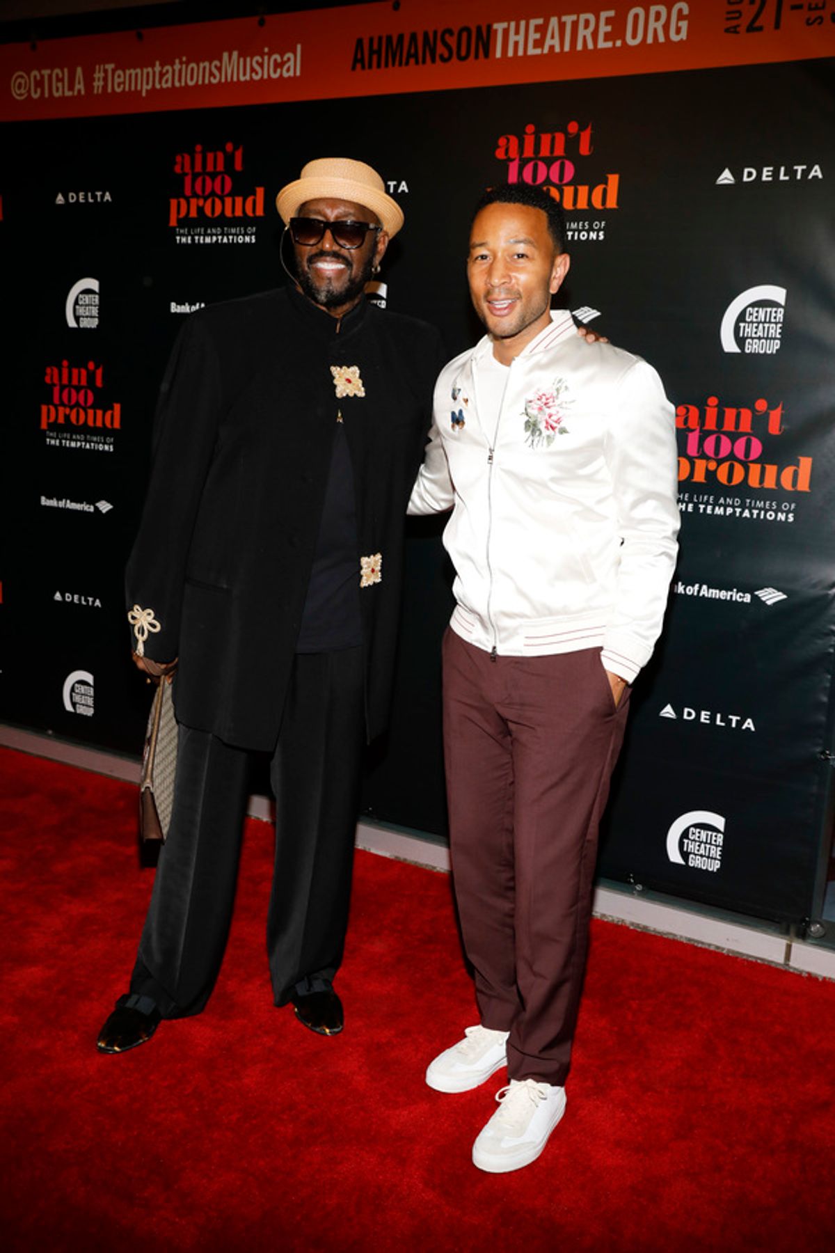 Otis Williams and John Legend at 